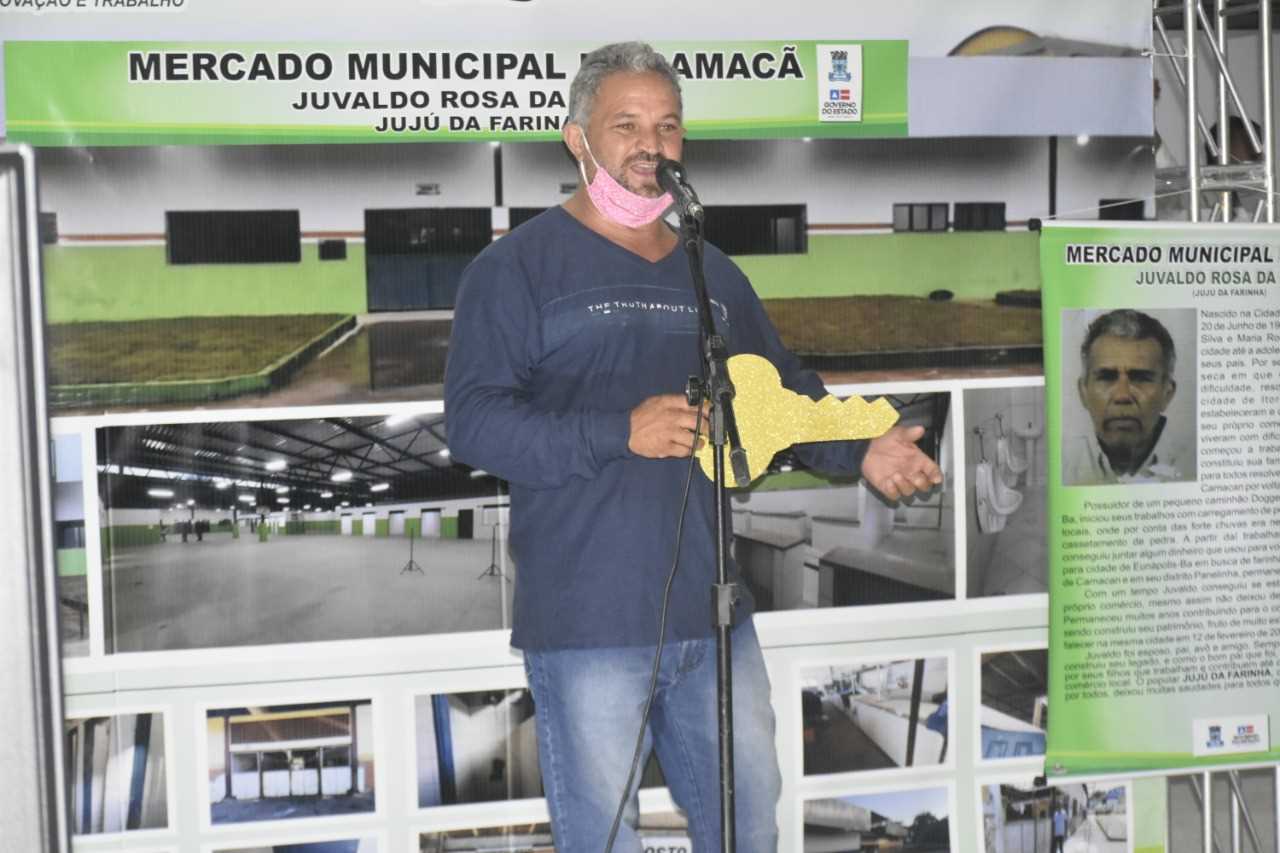 Camacã: Centro de Abastecimento (Mercado Municipal) é entregue com homenagem